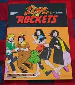 Love and Rockets #17 ~ FANTAGRAPHICS 1986 ~ Jaime & Gilbert Hernandez Bag Board - Picture 1 of 3