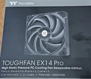 Thermaltake TOUGHFAN EX14 Pro PC Cooling Fan, Magnetic Connection, Swappable Fan - Photo 1/7