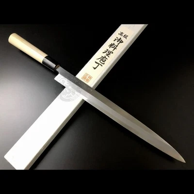 Cuchillo de Chef Japonés Aritsugu Fuguhiki Soutan 270 mm 11" Funda de Acero Azul Foto 1 de 4