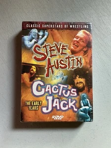 Classic Superstars of Wrestling 2-Disc DVD Set Steve Austin / Cactus Jack New - Picture 1 of 2