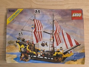 1989 Lego Instruction Manual Only #6285 Pirate ship Vintage - Picture 1 of 5