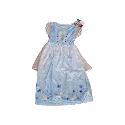 New NWT Disney Princess Dress Night Up Gown Cinderella Size 6 Girls Halloween - Image 1 of 4