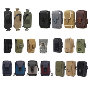 6 Types D'extérieur Tactique Molle Téléphone Portable Sacs Porte-boîtier Taille - Photo 1 sur 62