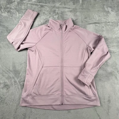 Eddie Bauer Jacket Womens XL Purple First Ascent Full Zip Thumbholes Athletic - Image 1 of 4