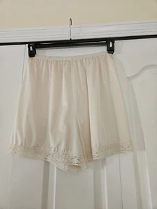 Pantalones Tap Mujer Vanity Fair Beige Talla Grande Nylon Pettipants De Colección - Imagen 1 de 6