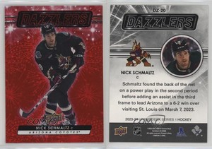 2023-24 Upper Deck Series 1 Dazzlers Red Nick Schmaltz #DZ-20