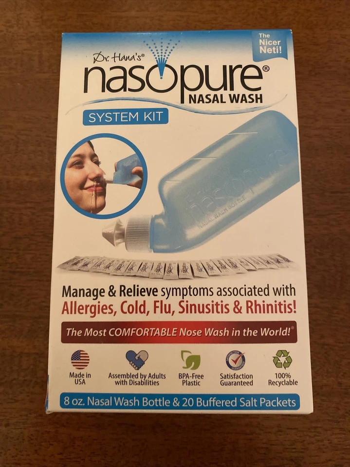 Kit de sistema de lavado nasal Nasopure 1 kit sin BPA Foto 1 de 1