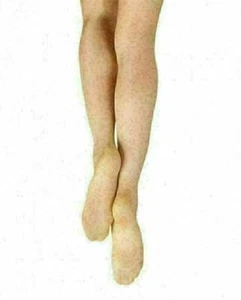 Capezio Big Girls Ultra Shimmery Footed Tight 1808C, Suntan, Small - Picture 1 of 1