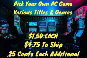 Pick Your Own PC Game-Various Titles/Genres-$1.25 Each + Shipping- Disc Only - Picture 1 of 58