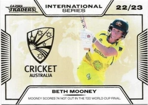 2023 / 24 Cricket Traders International Album card (ISA32) Beth MOONEY 08/50 - Picture 1 of 1