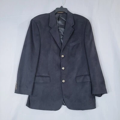 Brandini Men's 3 Button Sport Coat Long Sleeve Black Size 40R - Image 1 of 4