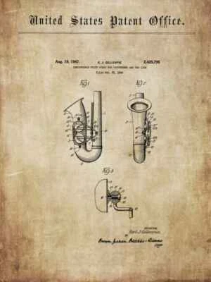 Vintage saxophone of Martin Band Instr. Co. - 1945 documents for poster / print - Image 1 of 4