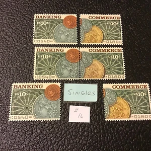 (3) Par Scott #1577-78, PAR 1975 Banking Commerce 10c FVF MNH - Imagen 1 de 3