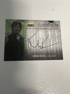 Cryptozoic Walking Dead Season 4 Norman Reedus/Daryl Dixon Autograph Silver /99