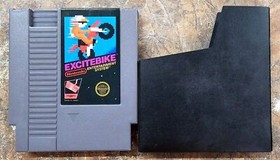 Excitebike - 1985 - NES - Cartridge and sleeve only!