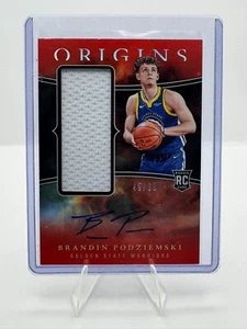 Brandin Podziemski Panini Origins Red RPA  46/99 (RC) 🔥🔥🔥 - Picture 1 of 3