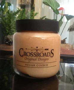 CrossRoads 16oz Jar Candle - Sugar Cookie - Burns Hours 80-100 - Picture 1 of 1