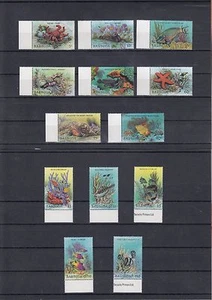 TIMBRE STAMP 13 ILE BARBUDA Y&T#893-905 POISSON CORAIL NEUF**/MNH-MINT 1987 ~A21 - Imagen 1 de 1