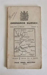 1900 Ordnance Survey Map England & Wales Sheet 2, Manchester, Liverpool, Chester - Picture 1 of 5