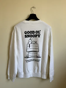 UNIQLO PEANUTS Vintage Books GOOD OL’ SNOOPY Sweatshirt Size M Medium NWT - Picture 1 of 11