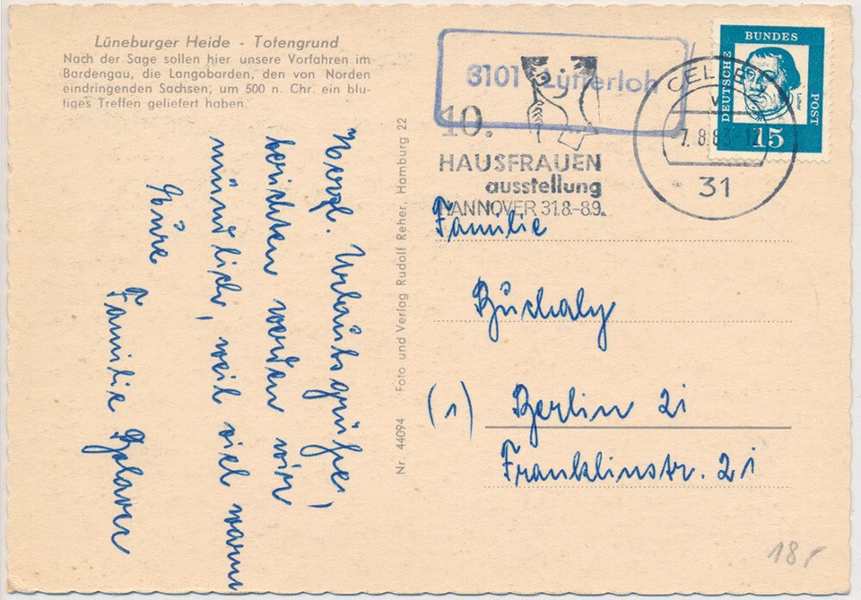 Landpoststempel - Celle Lutterloh - Bild 1 von 1