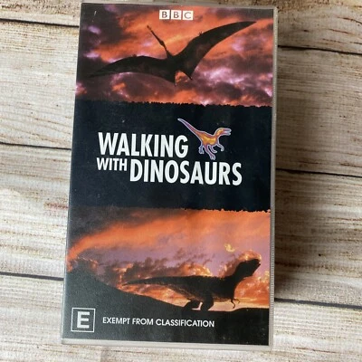 VHS Walking With Dinosaurs ~ 2 Tape Box Set ~ BBC - Image 1 of 4