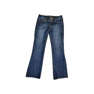 Seven7 Womens Size 28 Flare Blue Jeans Low Rise Inseam 33 - Picture 1 of 8
