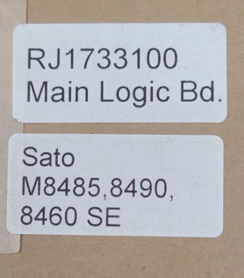 Sato Printer Main Logic for M8490SE / M8485SE / M8460SE / RJ1733100 - Image 1 of 4