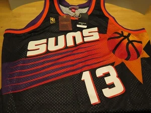 Mitchell & Ness Steve Nash NBA Authentic Jersey Phoenix Suns 1996 Black - Picture 1 of 7