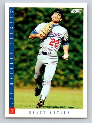 Brett Butler 1993 Score #20 Los Angeles Dodgers - Image 1 of 2
