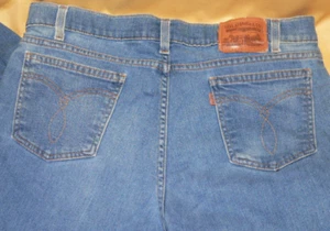 Vtg Levis Selvedge Copper Tab Loop Stitching 36x29 Faded Denim Jeans Pocket 70s - Picture 1 of 5