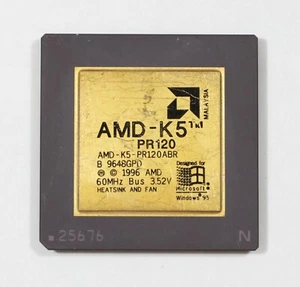 Socket 7 CPU - AMD K5 PR120 - AMD-K5-PR120ABR - 120MHz - TESTED - Picture 1 of 2