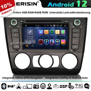8-Kern 64GB Android 13.0 Autoradio GPS Navi für BMW 1 Serie E81/82/88 DVD BT 5.0 - Bild 1 von 12