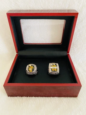 2 PCS Miami Heat Championship Complete Ring Set W Box, ๐บ๐ธ SHIP Back To Back Cover