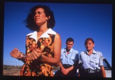 Backlash Gia Carides David Argue Lydia Miller handcuffs Original Transparency 