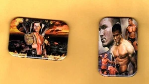 RANDY ORTON 2 MAGNETE ODER KNÖPFE, PINBACK 2"X3" MIT ABGERUNDETER ECKE - Bild 1 von 5