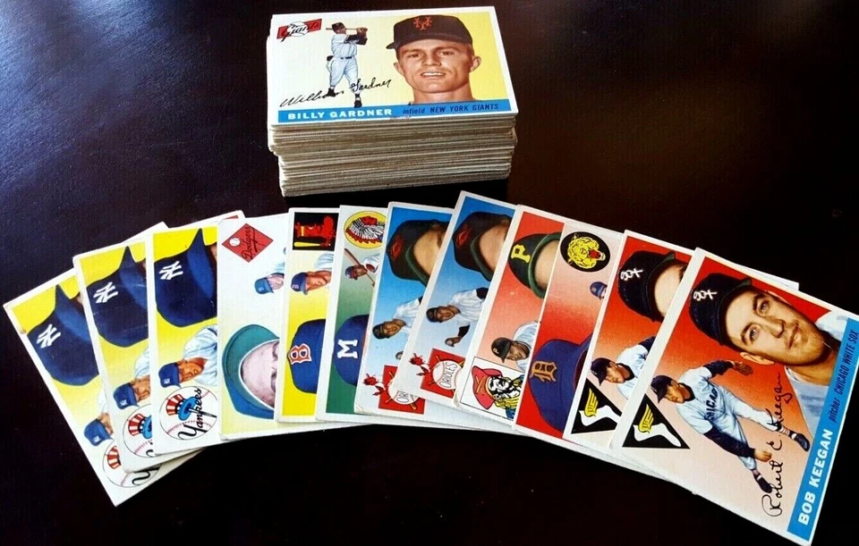 1955 topps baseball cards, complete your set #111 and up, HIGH NUMBERS - Image 1 of 1