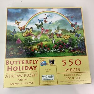 550 Pieces Butterfly Holiday Jigsaw Puzzle by Dennis Lewan