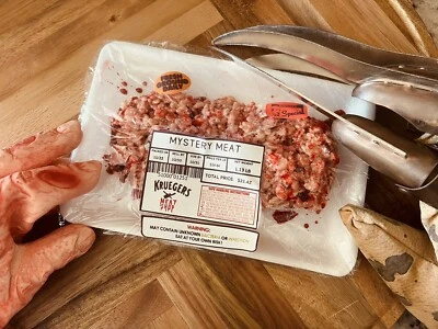 万圣节神秘肉类标签 20 件套 Freddy Horror 假肉米脆 DIY — 第 1/4 张图片