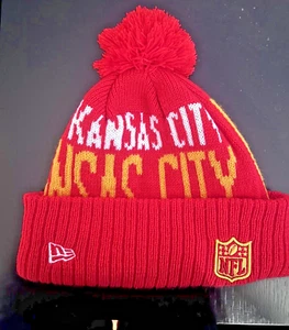 Kansas City Chiefs New Era Mütze Strick Team Bündchen Thermo Fleece gefüttert Beanie Cap - Bild 1 von 3