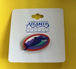 Atlantis Paradise Island Bahamas Souvenir Pin Shark - Picture 1 of 3