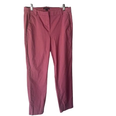 J.Crew Mercantile Women's Size 6 Pink Chino Office Career Pants - Image 1 of 4