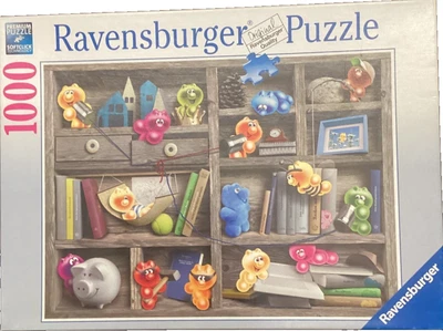 Ravensburger 1000pc Gelini: Bookshelf 2015 Jigsaw Puzzle Rare - Image 1 of 2