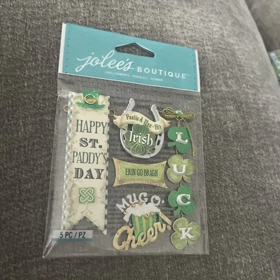 Jolee's Irish Words & Phrases St. Patrick's Day Scrapbooking Stickers - Image 1 of 2