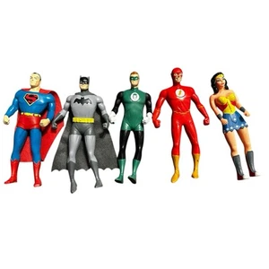 DC Comics Bendable Action Figures 5.5" Batman Superman Green Lantern Loose - Picture 1 of 5
