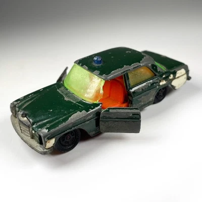 Coche de policía vintage 1970 Siku Mercedes-Benz V309 2 tonos asientos naranjas Foto 1 de 4