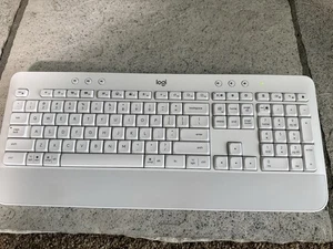 Teclado Inalámbrico Logitech K650 con Receptor USB - Blanco - Probado y Muy Limpio - Imagen 1 de 6
