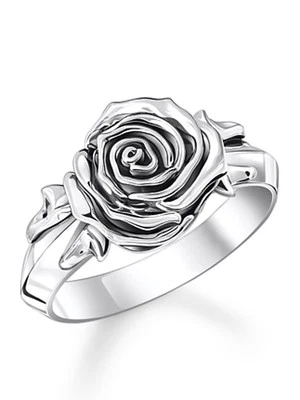 Thomas Sabo TR2487-637-21-54 Anello midnight rose argento Signore - Immagine 1 di 2