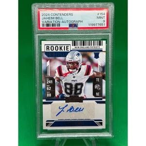 Jaheim Bell RC Auto PSA 9 2024 Contenders #154 New England Patriots - Bild 1 von 2