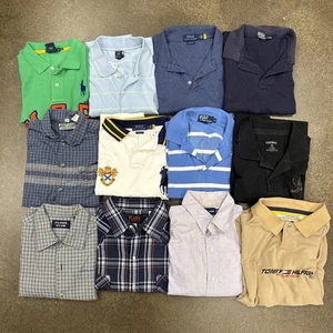 Vintage Polo Button Up Bundle 12 Pc Lot Y2K All Sizes Reseller Big Pony - Picture 1 of 13